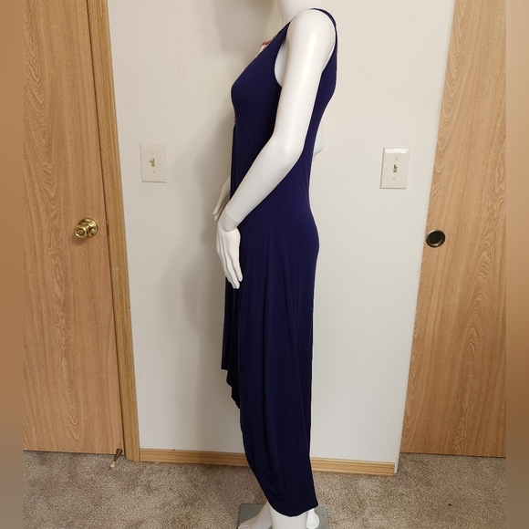 Navy blue Cable & Gauge maxi dress size xs - Picture 4 of 10
